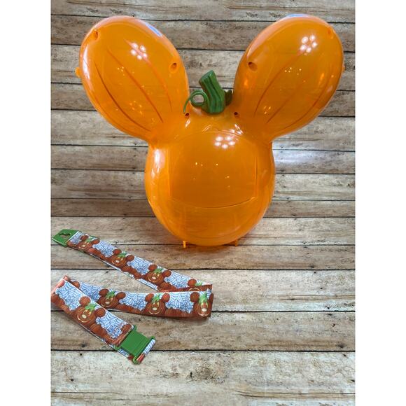 Disney World Mickey Mouse Balloon Pumpkin Popcorn Bucket Halloween DISNEY PARKS - Picture 6 of 12